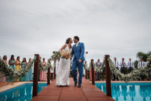 Lugar incrível para se casar na praia do rosa
