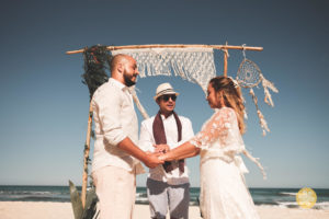 Casamento a dois, beach wedding na Praia do Rosa
